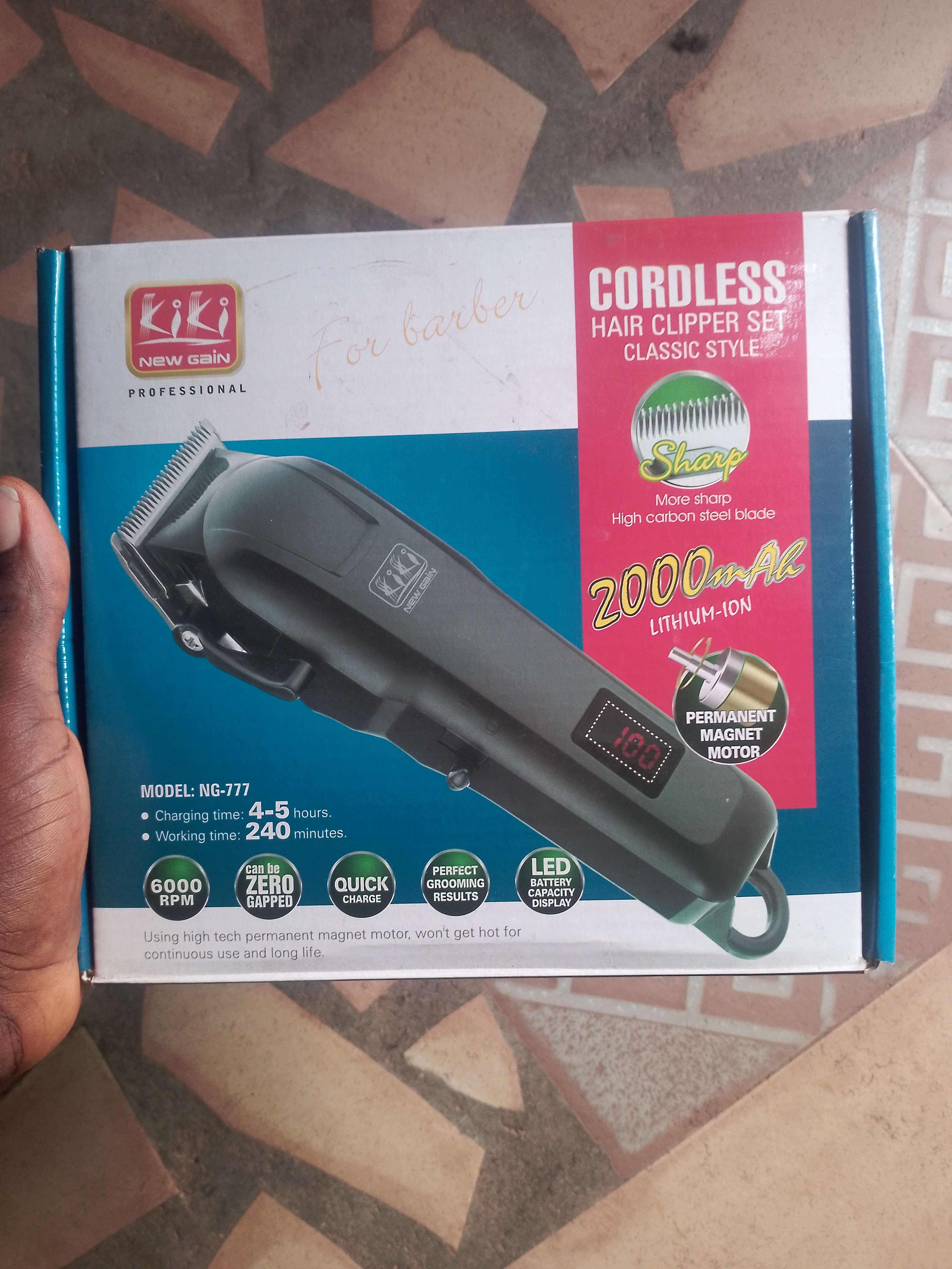 KiKi Cordless Clipper set