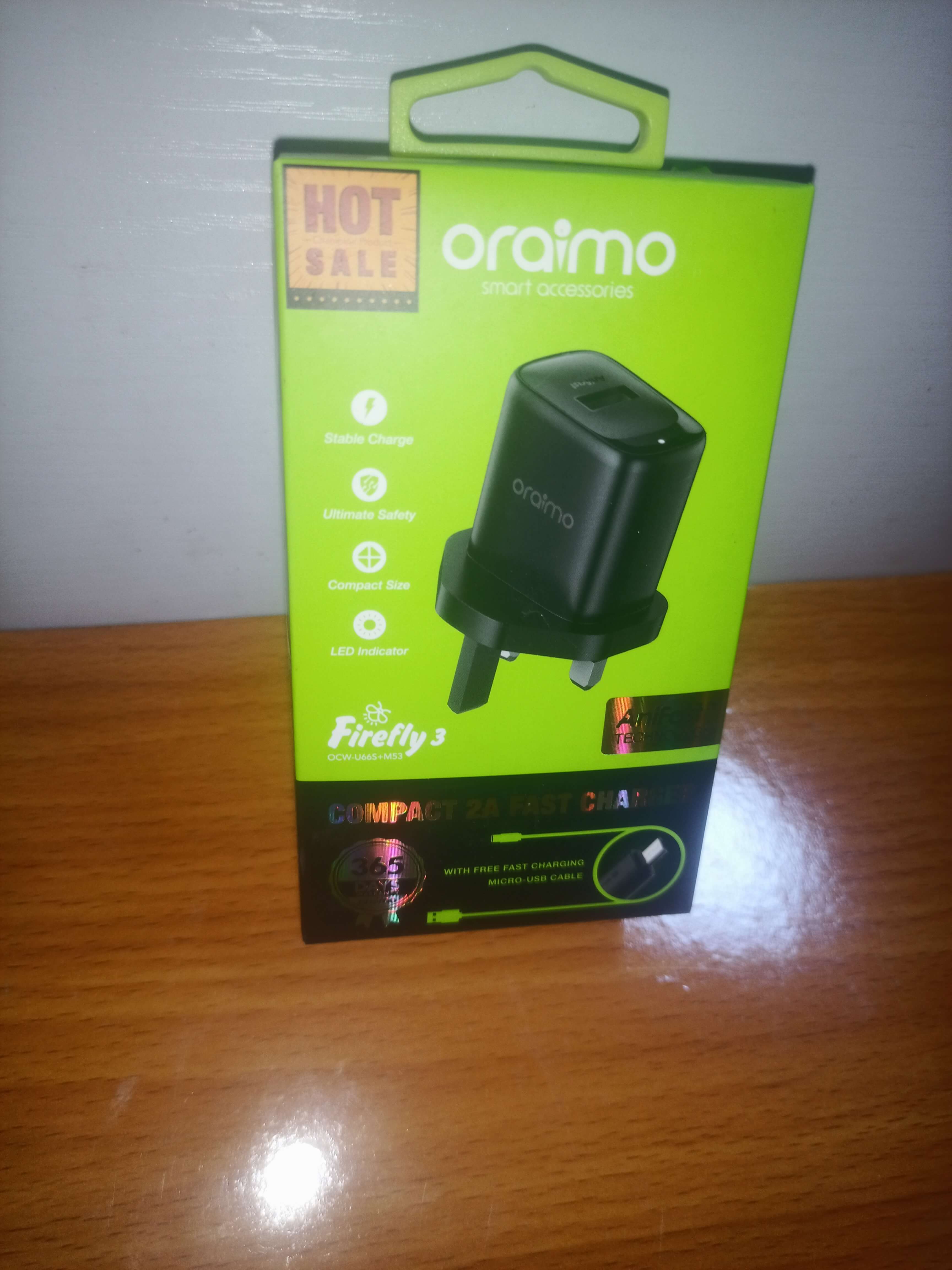 Micro usb Oraimo fast charger